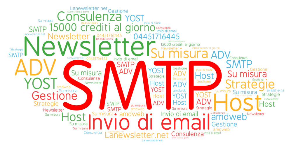 smtp dedicato 15 mila crediti al giorno