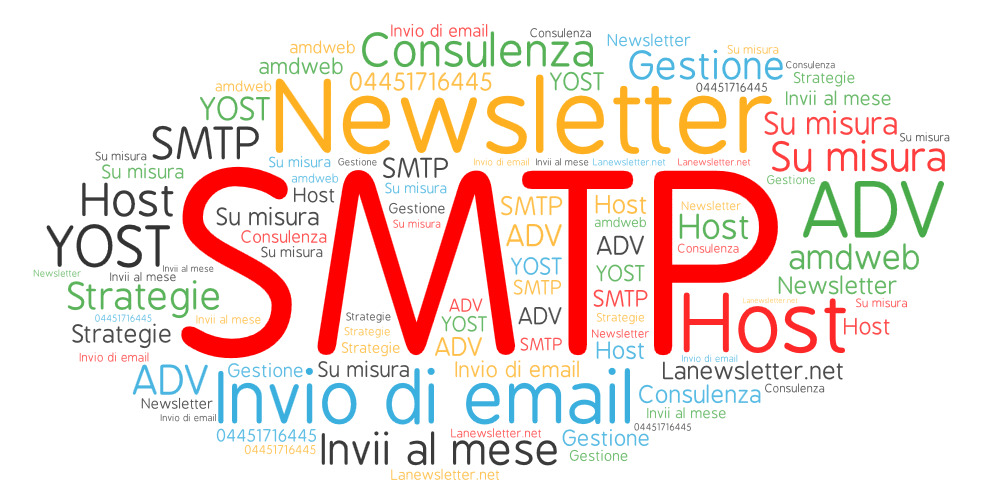 SMTP dedicato per invii al mese