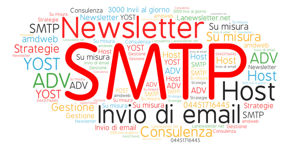 Smtp dedicato 3000 email al giorno